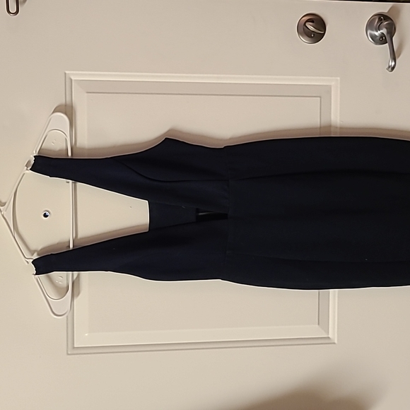 ASTR Navy Cut Out Dress - Picture 2 of 4